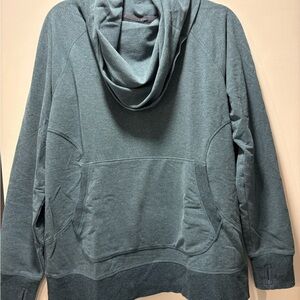 NWOT L.L. Bean Teal Cowl Neck Sweater